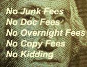 no fees